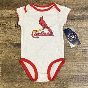 St. Louis Cardinals Baseball Baby Shirt Bodysuit One Piece NEW NWT 6/9M 9M